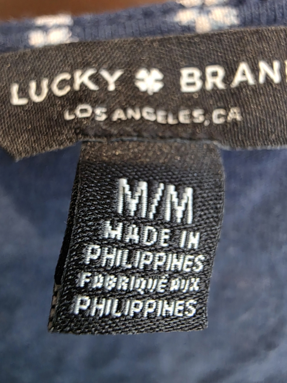 Lucky Brand Navy Floral Square-Neck Long-Sleeve Blouse - Picture 3 of 5